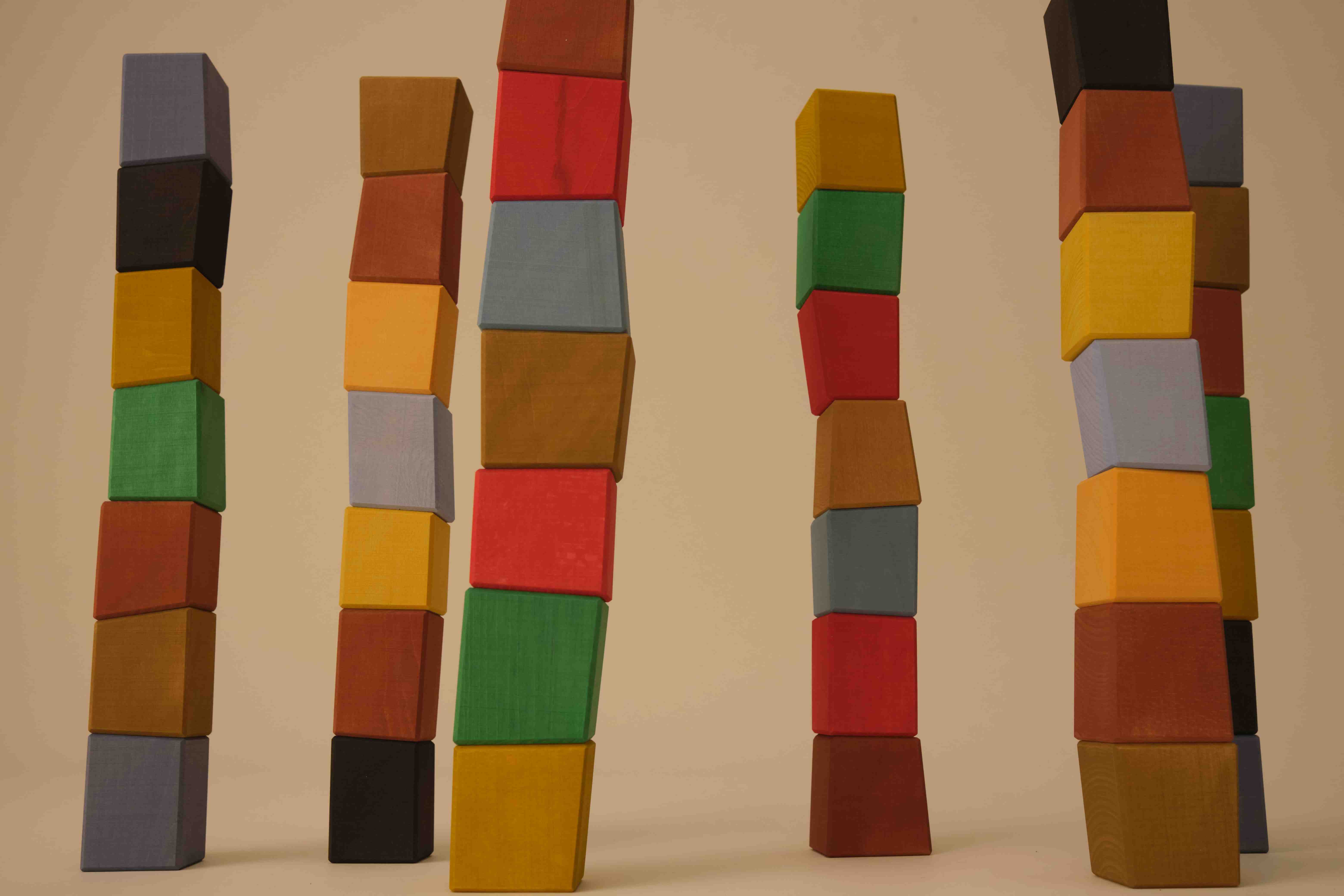 Toyto Oddy Cubes 2 - Ξύλινα Δημιουργικά Κυβάκια (42 τεμ.)