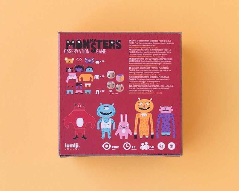 Londji My Monsters – Παιχνίδι Παρατήρησης & Ταχύτητας