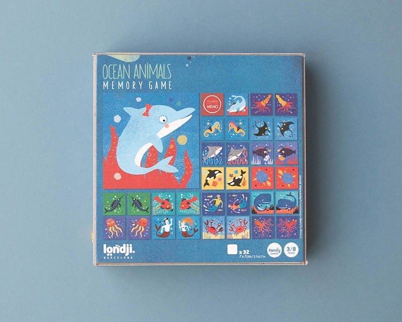 Londji Ocean Animals Memo - Παιχνίδι Μνήμης
