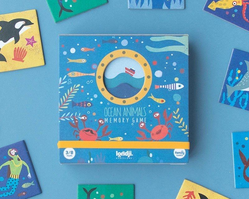 Londji Ocean Animals Memo - Παιχνίδι Μνήμης