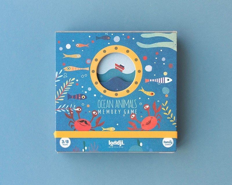 Londji Ocean Animals Memo - Παιχνίδι Μνήμης