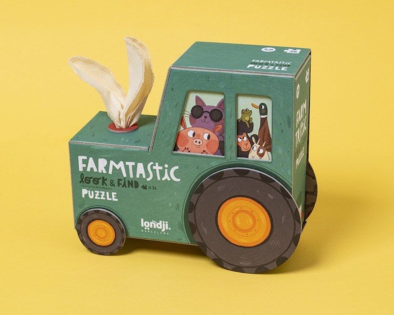 Londji Farmtastic – Παζλ Φάρμας & Παιχνίδι Παρατήρησης (36 τεμ.)