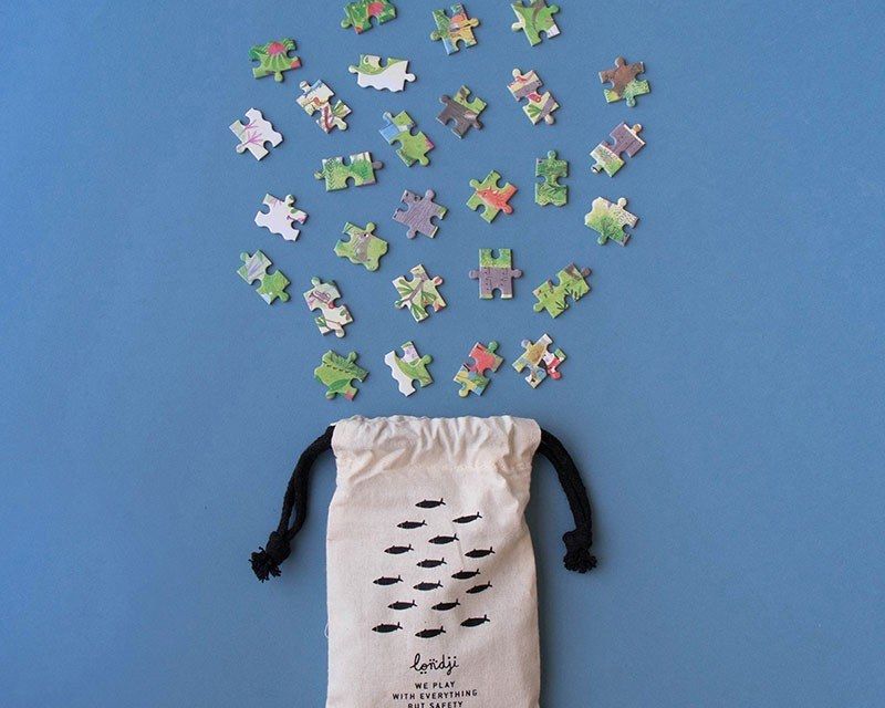 Londji Pocket Puzzle Night & Day in the Forest – Παζλ Διπλής Όψης (100 τεμ.)