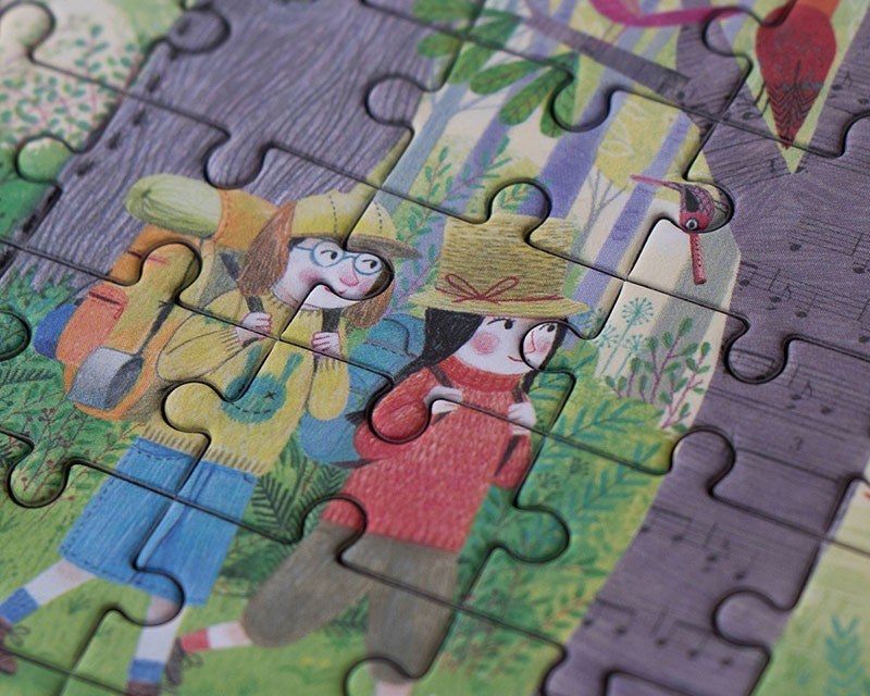 Londji Pocket Puzzle Night & Day in the Forest – Παζλ Διπλής Όψης (100 τεμ.)