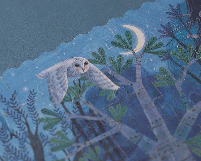 Londji Pocket Puzzle Night & Day in the Forest – Παζλ Διπλής Όψης (100 τεμ.)