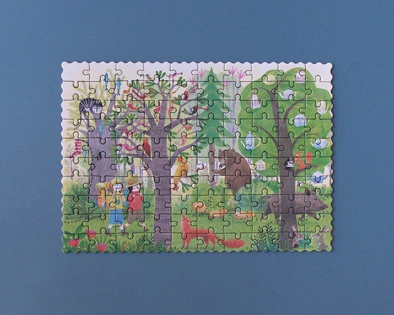 Londji Pocket Puzzle Night & Day in the Forest – Παζλ Διπλής Όψης (100 τεμ.)