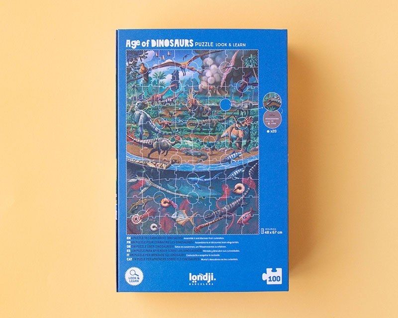 Londji Age of Dinosaurs – Παζλ & Παιχνίδι Παρατήρησης (100 τεμ.)