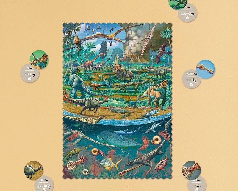 Londji Tiny Puzzle Dinosaurs – Παζλ Ανακάλυψης (50 τεμ.)