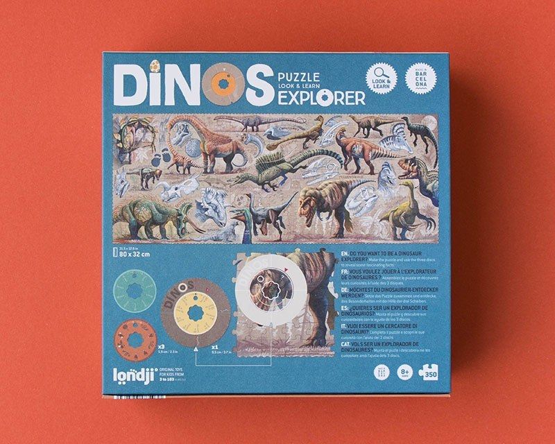 Londji Dinos Explorer - Παζλ Παρατήρησης & Ανακάλυψης (350 τεμ.)