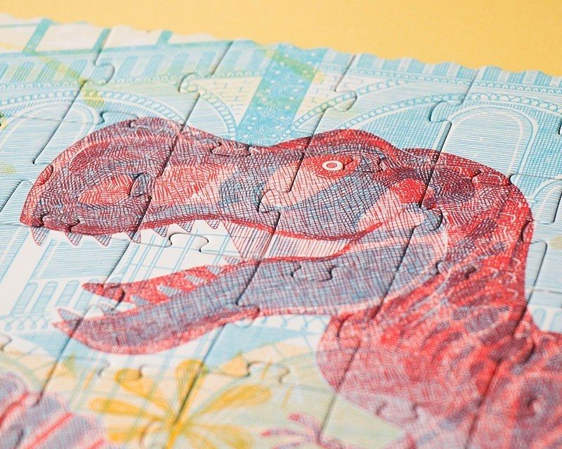 Londji Discover the Dinosaurs – Παζλ Παρατήρησης με Μεγεθυντικούς Φακούς (200 τεμ.)
