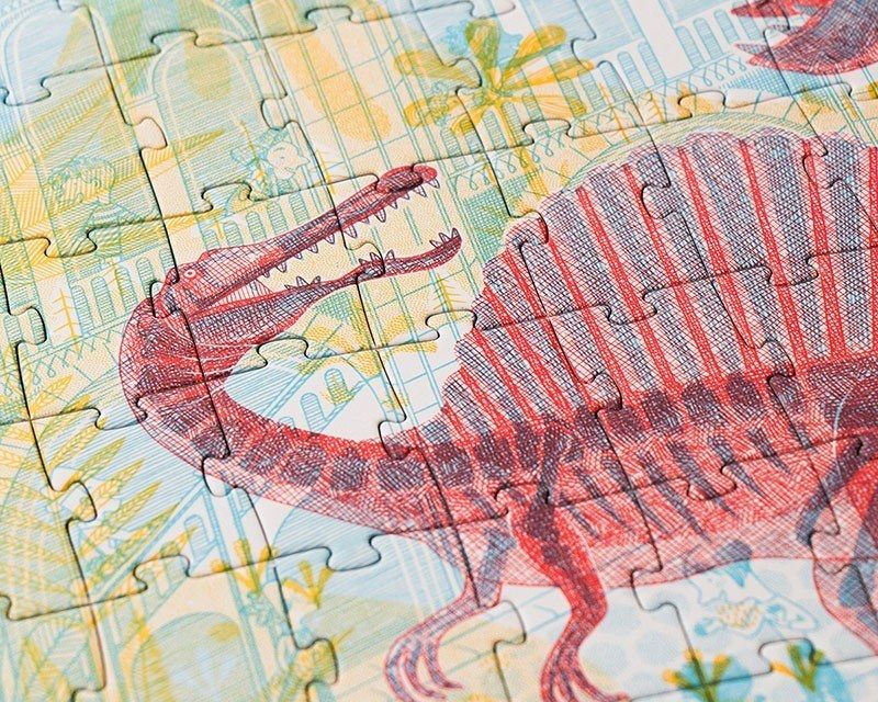 Londji Discover the Dinosaurs – Παζλ Παρατήρησης με Μεγεθυντικούς Φακούς (200 τεμ.)