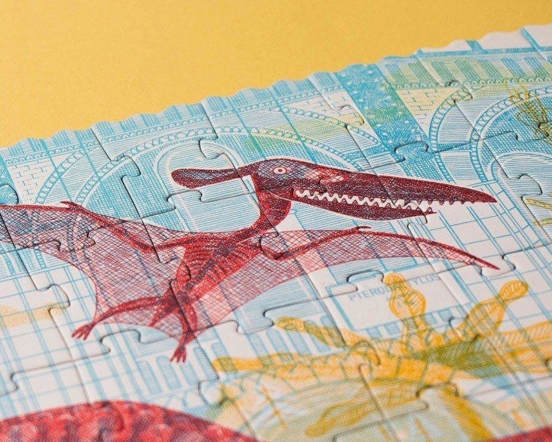 Londji Discover the Dinosaurs – Παζλ Παρατήρησης με Μεγεθυντικούς Φακούς (200 τεμ.)