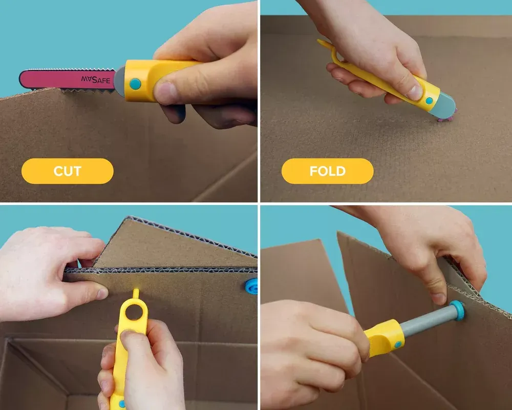 Makedo Invent Kit – Σετ Κατασκευαστικών Εργαλείων 360 τεμαχίων