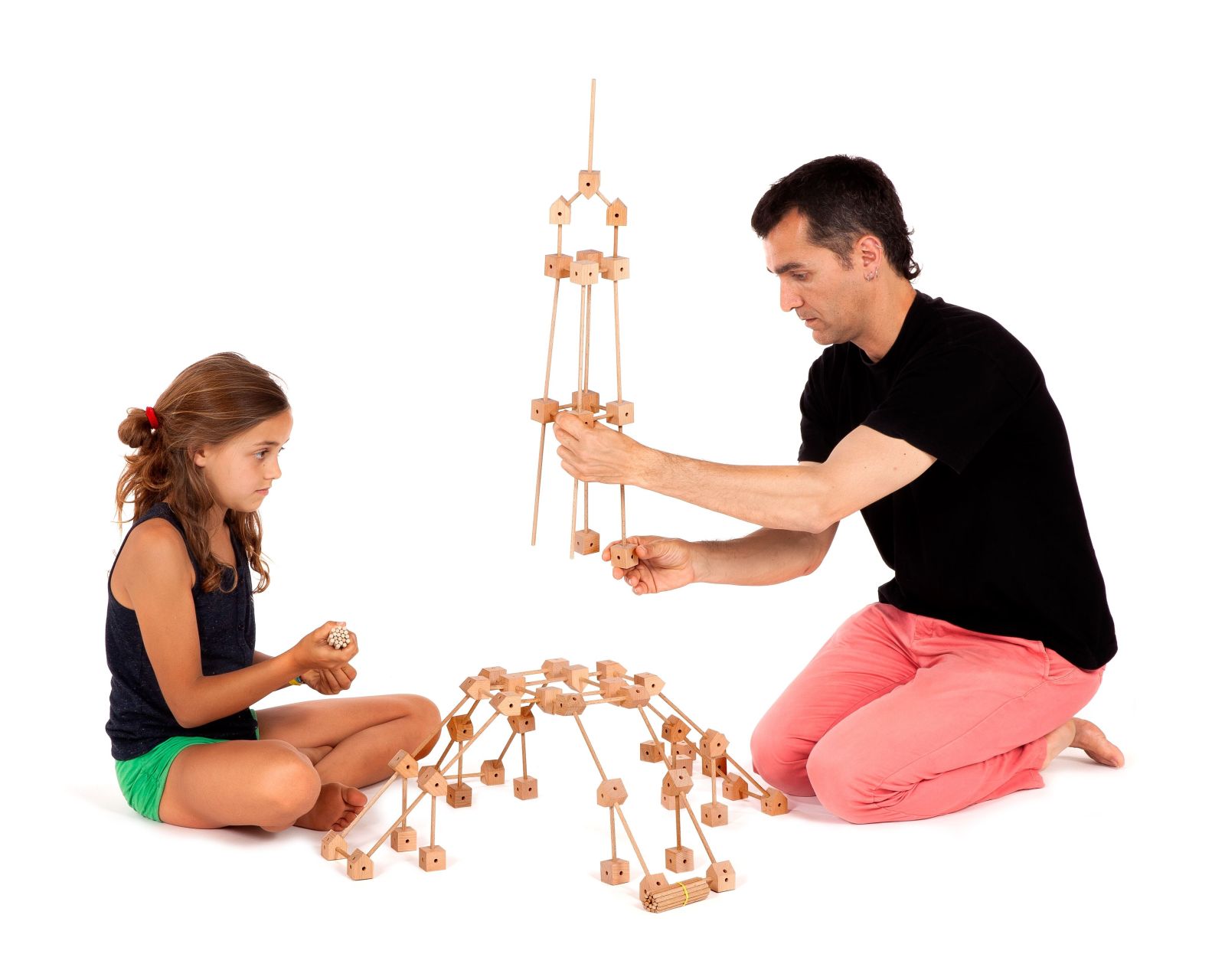 Mini Trigonos – Ξύλινο Παιχνίδι Κατασκευών (Μέγεθος L)