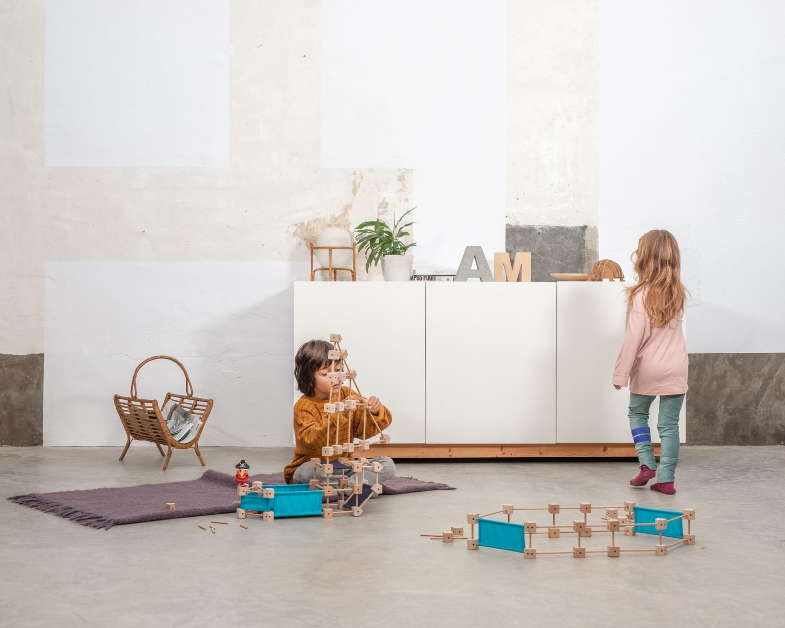 Mini Trigonos – Ξύλινο Παιχνίδι Κατασκευών (Μέγεθος Μ)