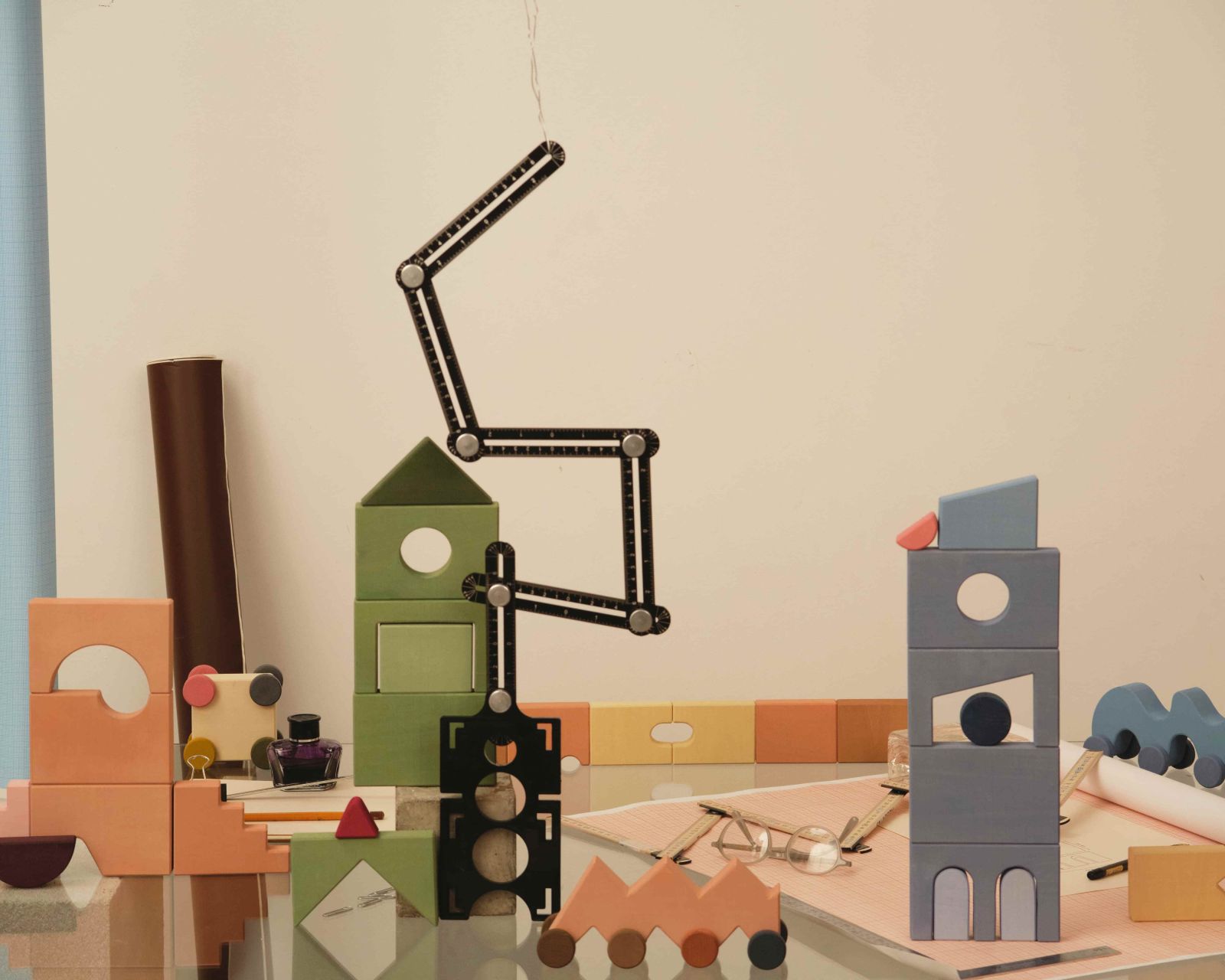 Toyto Blocks Building Blocks - Ξύλινα Τουβλάκια Γεωμετρικης Κατασκευής