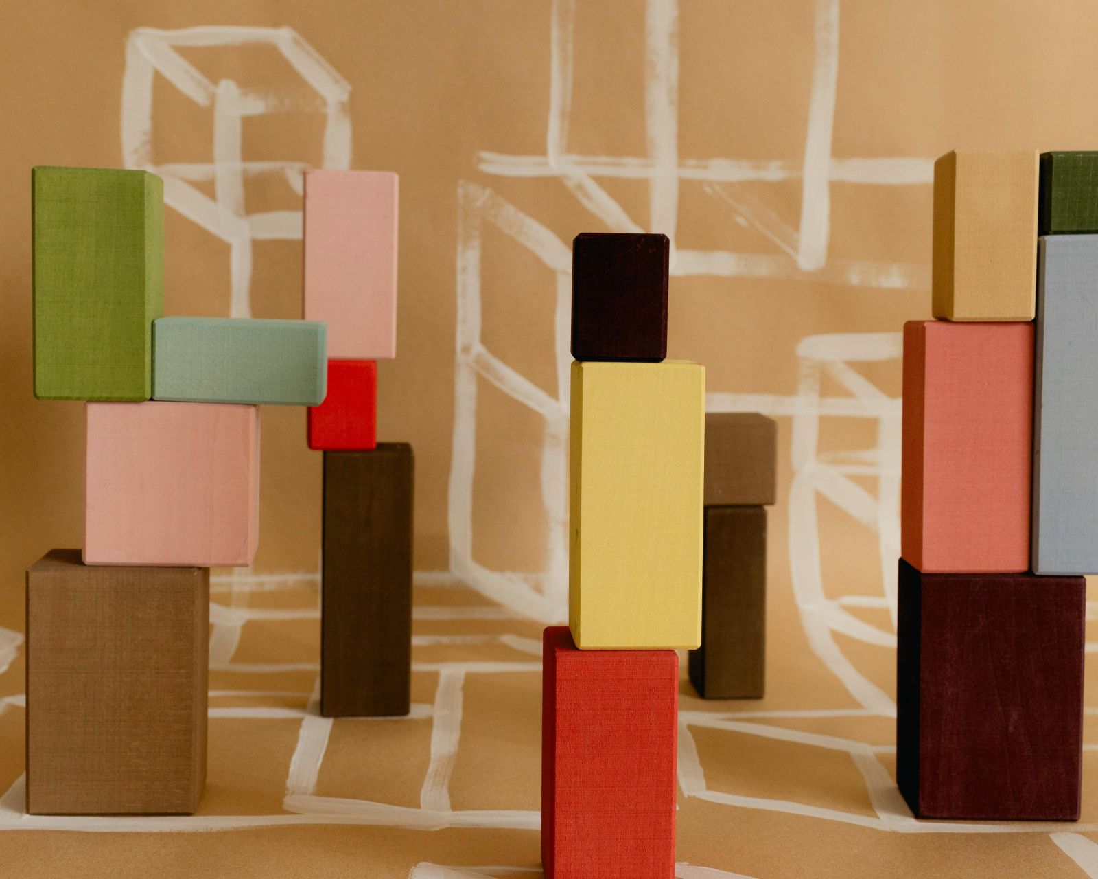 Toyto Rectangles - Ξυλινα Τουβλακια Κατασκευης & Συνθεσης