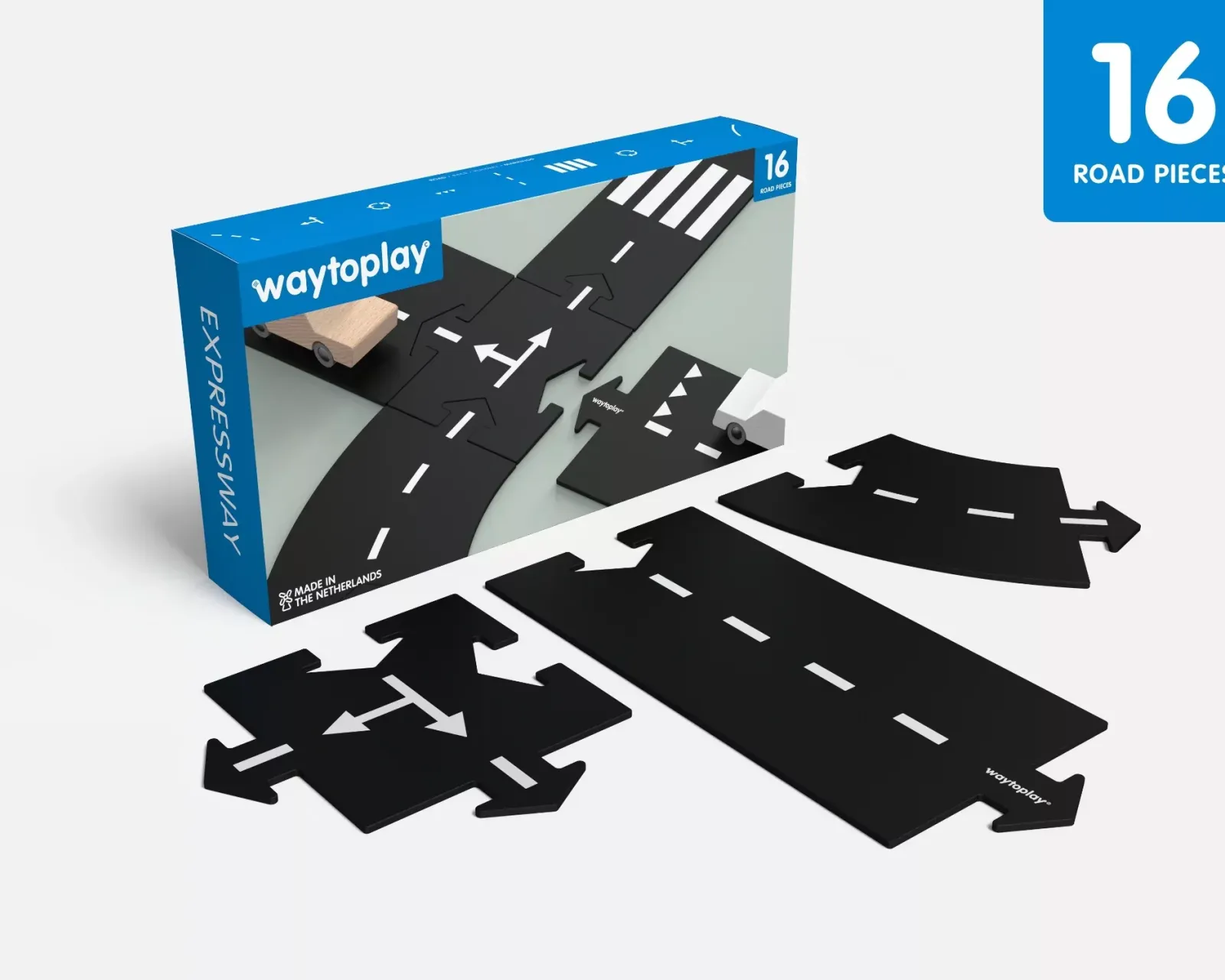 Waytoplay Expressway – Σετ Αυτοκινητόδρομου (16 τεμ.)