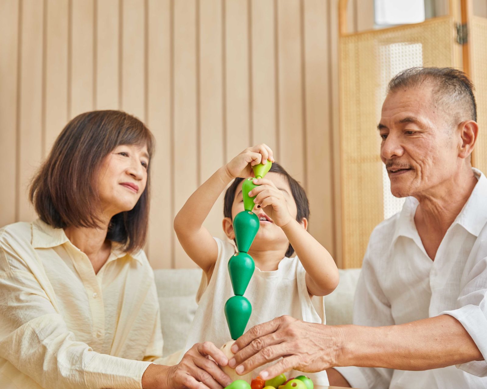PlanToys Κάκτος Ισορροπίας - Ξύλινο Επιτραπέζιο Παιχνίδι Δεξιοτήτων