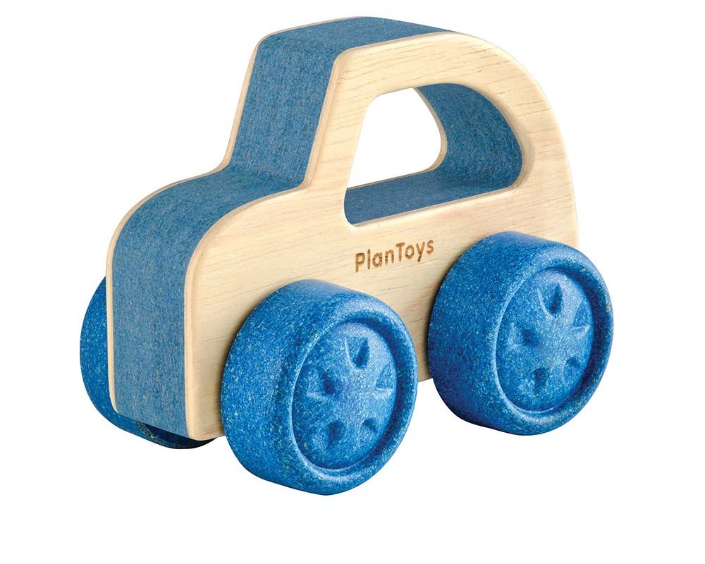 PlanToys Ηλεκτροκίνητο - Ξύλινο Αυτοκινητάκι για Παιχνίδι Φαντασίας