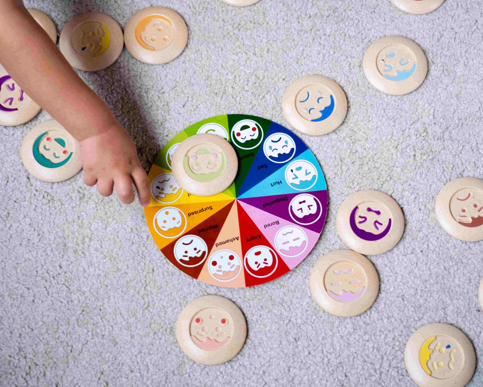 PlanToys Παιχνίδι Μνήμης με Συναισθήματα - Ξύλινο Εκπαιδευτικό Παιχνίδι