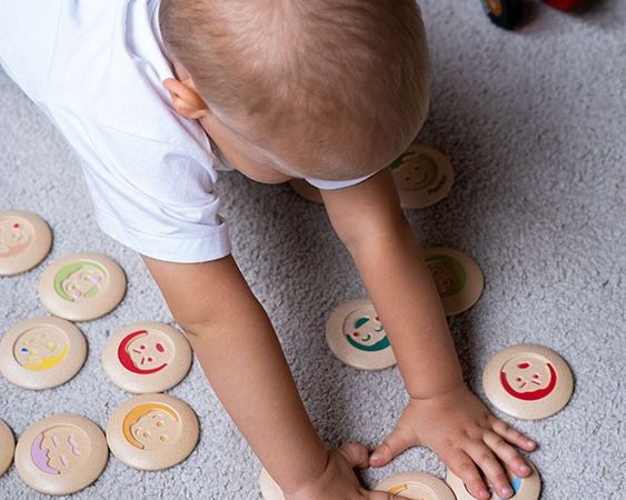 PlanToys Παιχνίδι Μνήμης με Συναισθήματα - Ξύλινο Εκπαιδευτικό Παιχνίδι