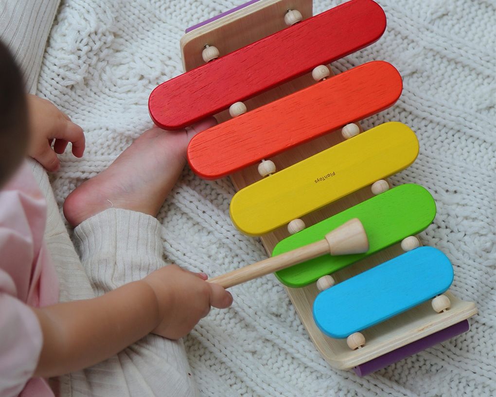 PlanToys Ξυλόφωνο - Ξύλινο Μουσικό Παιχνίδι Κρουστών