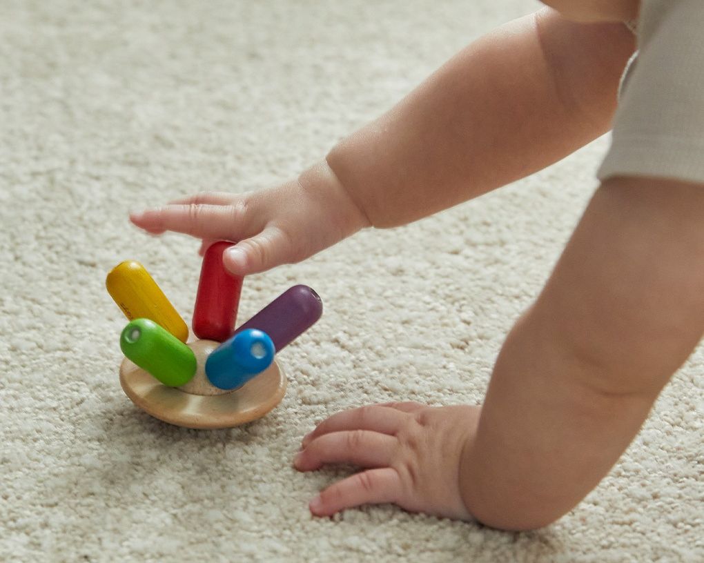 PlanToys Μέδουσα - Ξύλινο Αισθητηριακό Παιχνίδι για Βρέφη