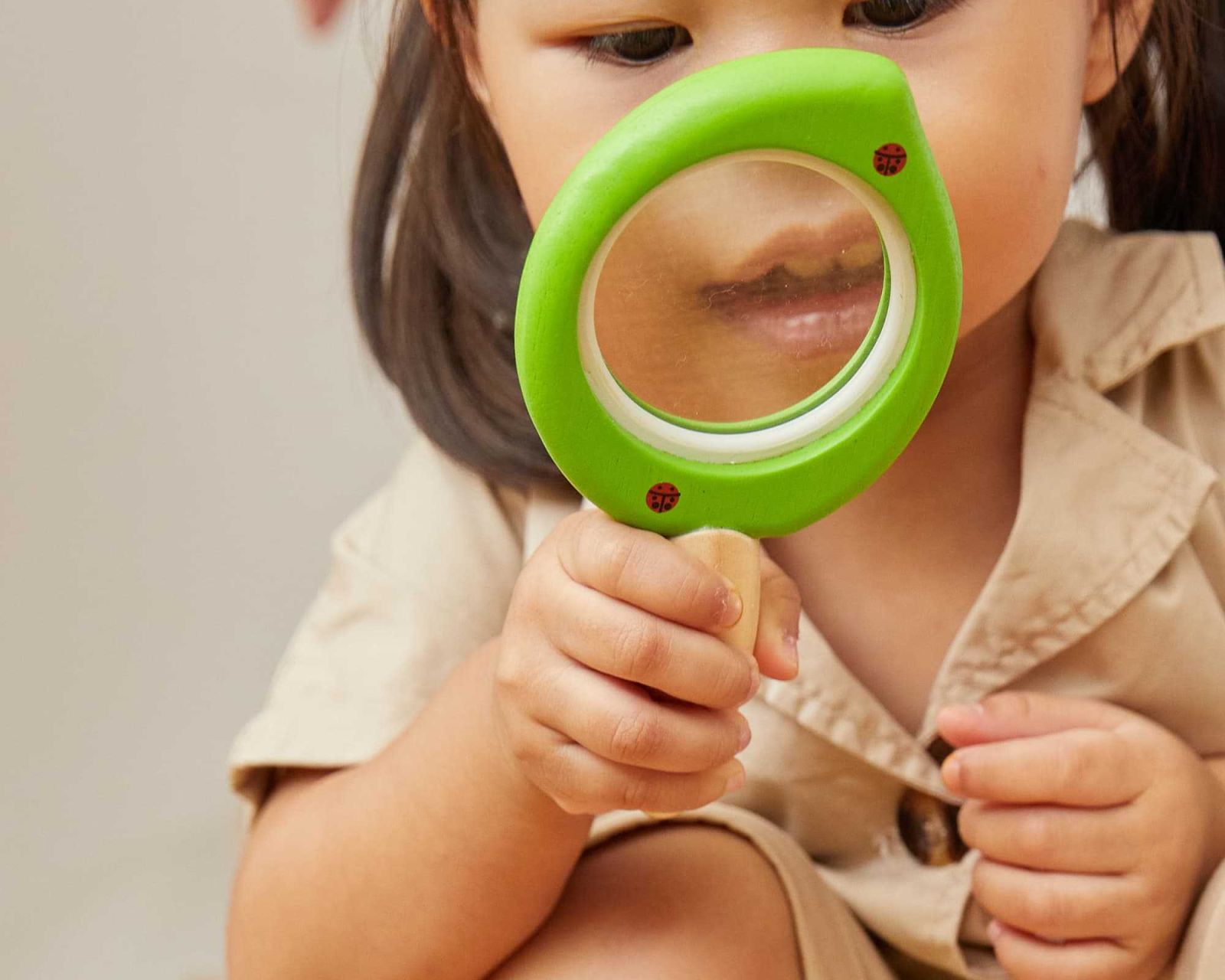 PlanToys Μεγεθυντικός Φακός Φύλλο - Ξύλινο Παιχνίδι Εξερεύνησης