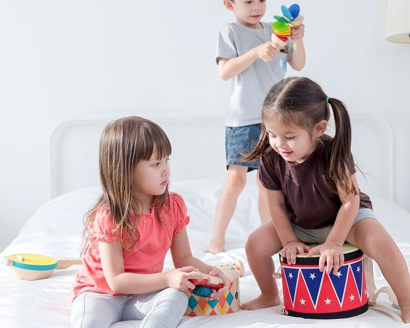 PlanToys Μουσικό Όργανο Κλικ-Κλακ - Ξύλινο Μουσικό Παιχνίδι