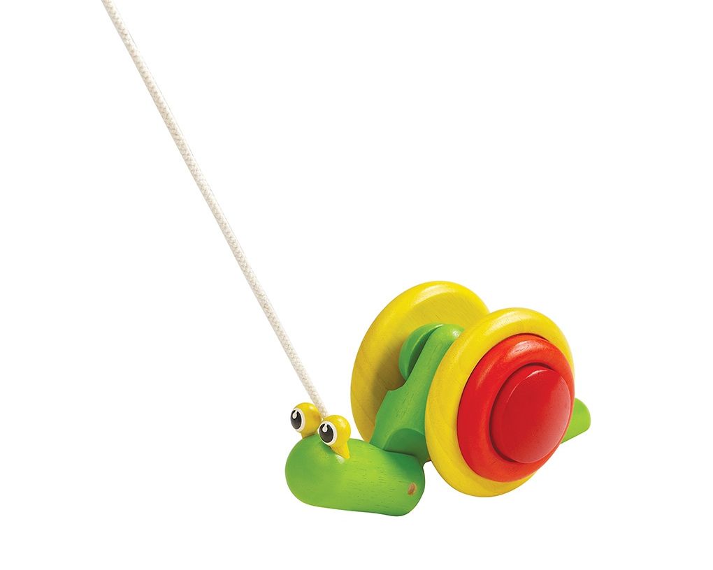 PlanToys Σαλιγκάρι – Ξύλινο Συρόμενο Παιχνίδι