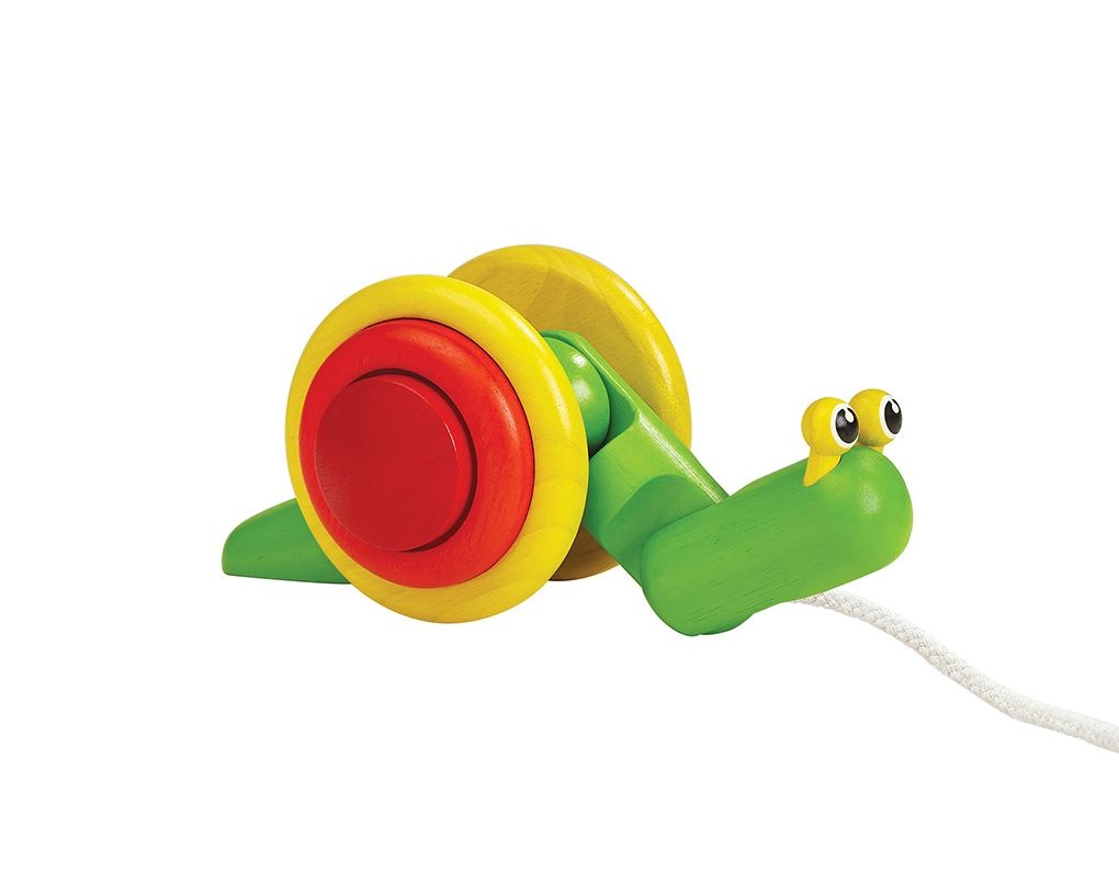 PlanToys Σαλιγκάρι – Ξύλινο Συρόμενο Παιχνίδι