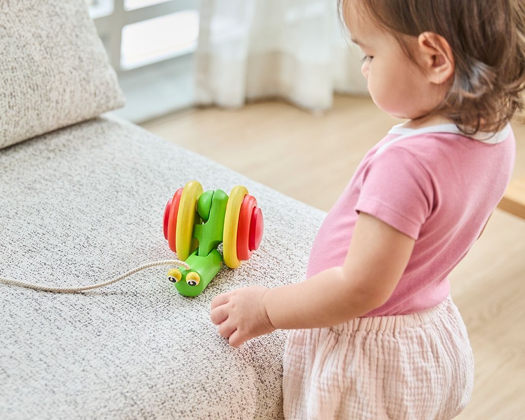 PlanToys Σαλιγκάρι – Ξύλινο Συρόμενο Παιχνίδι