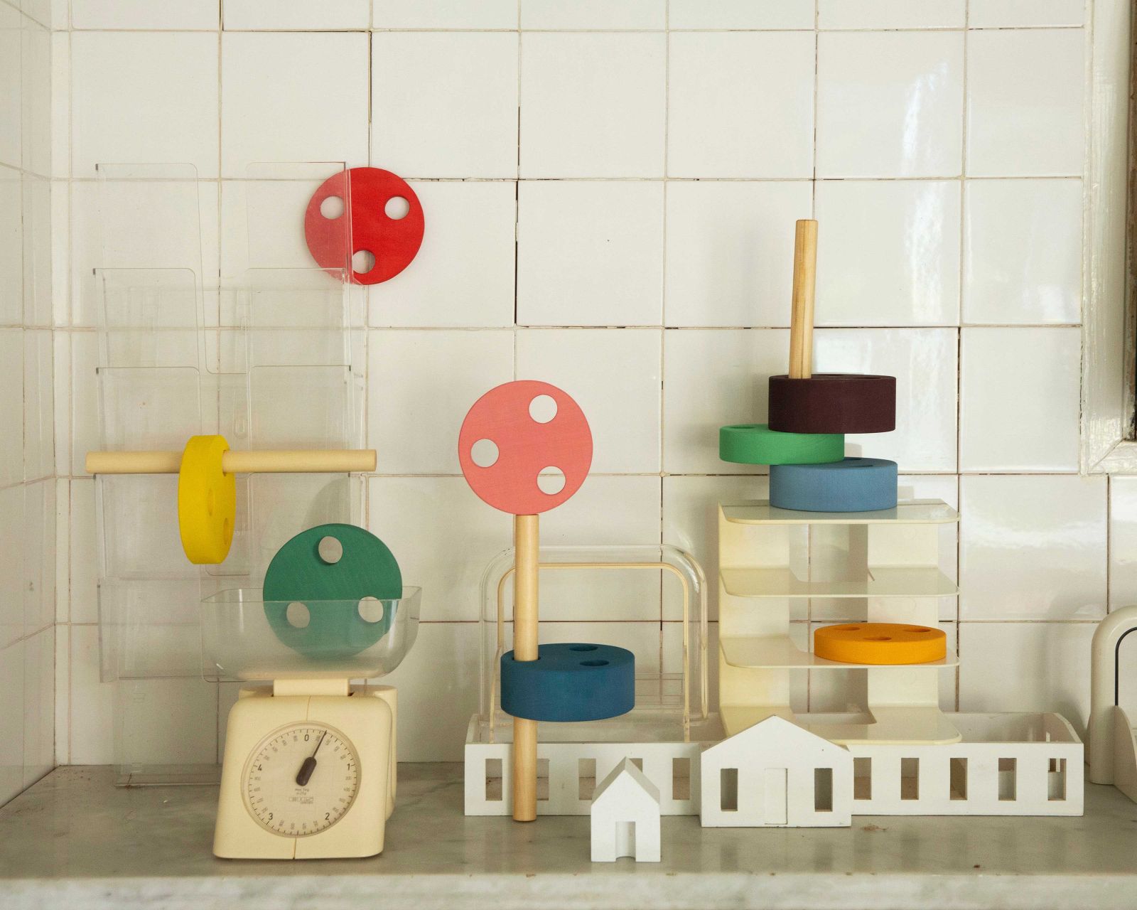 Toyto Round Stacking Tower - Ξυλινος Πυργος Στοιβαξης
