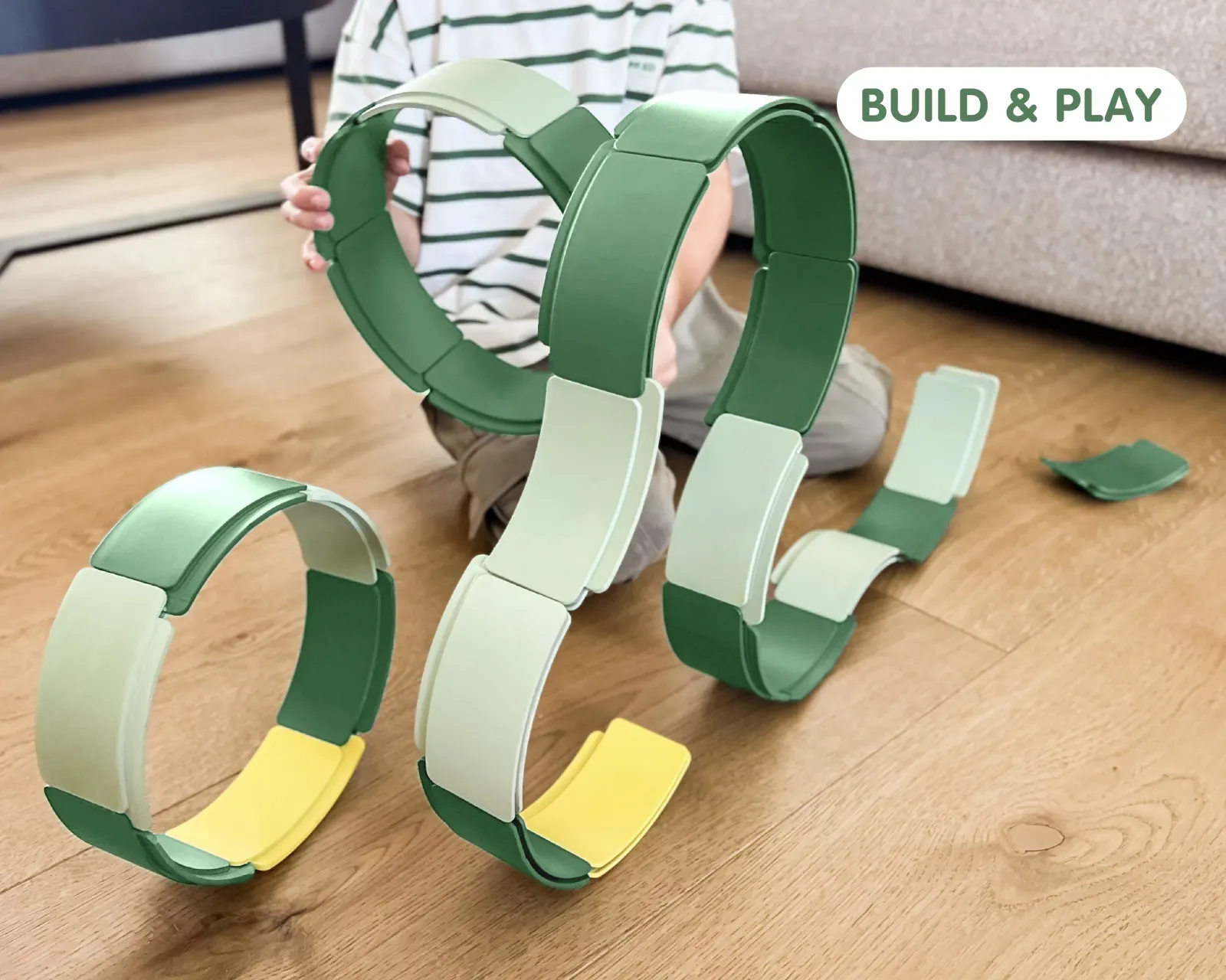 Waytoplay Arches Builder Set – Ευέλικτες Καμάρες Κατασκευής Δρόμων (54 τεμ)
