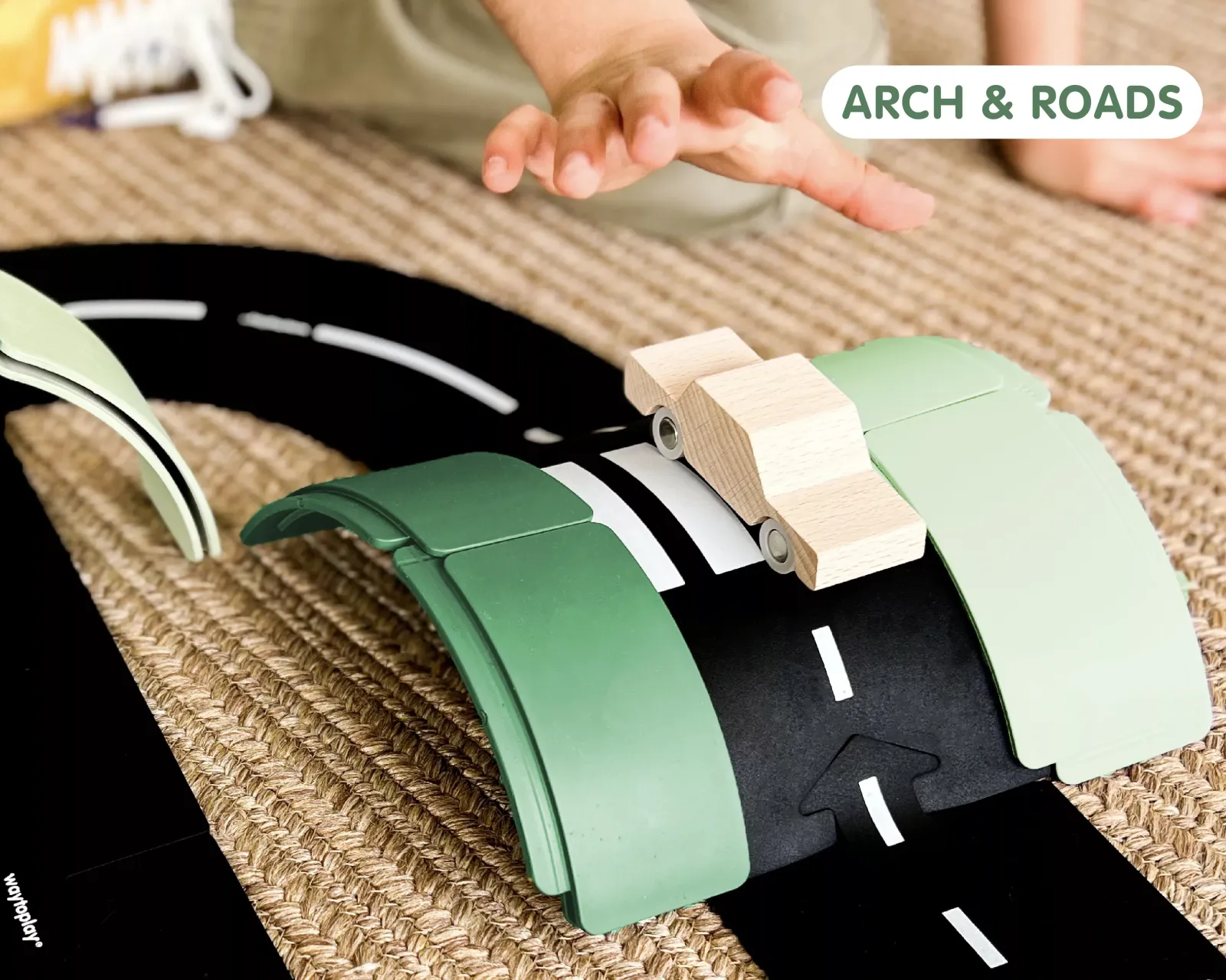 Waytoplay Arches Builder Set – Ευέλικτες Καμάρες Κατασκευής Δρόμων (54 τεμ)
