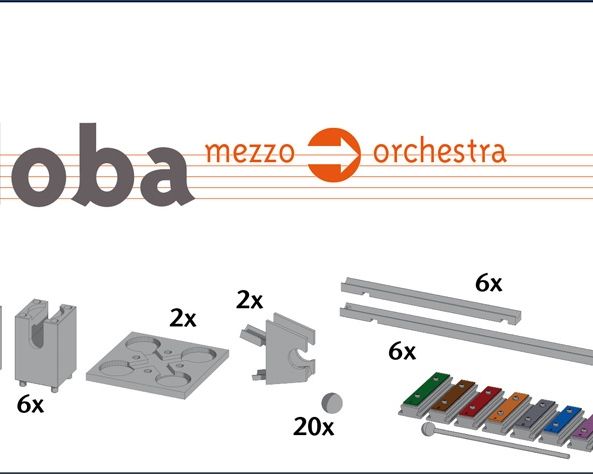 Xyloba Marble Run Extension Kit – Ξύλινο σετ μουσικής επέκτασης (62 τεμ.)