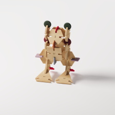 Bavvic Family set - Ξύλινο Σετ κατασκευών 128 τεμαχίων
