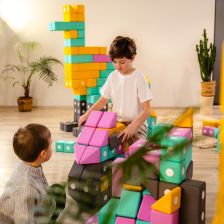 Tuki BUILDER – Αφρώδη Μαγνητικά Τουβλάκια