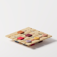Bavvic Family set - Ξύλινο Σετ κατασκευών 128 τεμαχίων