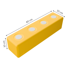 Tuki BUILDER – Αφρώδη Μαγνητικά Τουβλάκια