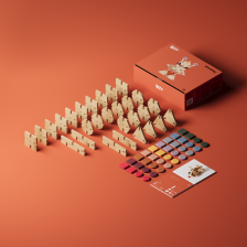 Bavvic Dreamer set - Ξύλινο Σετ Κατασκευών 64 Τεμαχίων