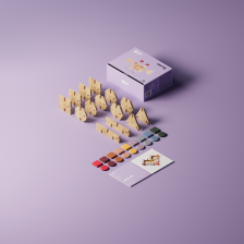 Bavvic starter set - Ξύλινο Σετ κατασκευών 32 τεμαχίων