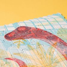 Londji Discover the Dinosaurs – Παζλ Παρατήρησης με Μεγεθυντικούς Φακούς (200 τεμ.)