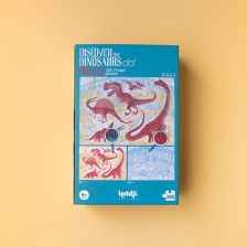 Londji Discover the Dinosaurs – Παζλ Παρατήρησης με Μεγεθυντικούς Φακούς (200 τεμ.)