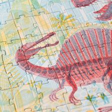 Londji Discover the Dinosaurs – Παζλ Παρατήρησης με Μεγεθυντικούς Φακούς (200 τεμ.)