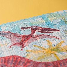 Londji Discover the Dinosaurs – Παζλ Παρατήρησης με Μεγεθυντικούς Φακούς (200 τεμ.)