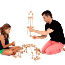 Mini Trigonos – Ξύλινο Παιχνίδι Κατασκευών (Μέγεθος L)