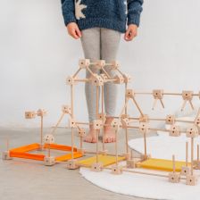 Mini Trigonos – Ξύλινο Παιχνίδι Κατασκευών (Μέγεθος L)