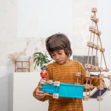 Mini Trigonos – Ξύλινο Παιχνίδι Κατασκευών (Μέγεθος Μ)
